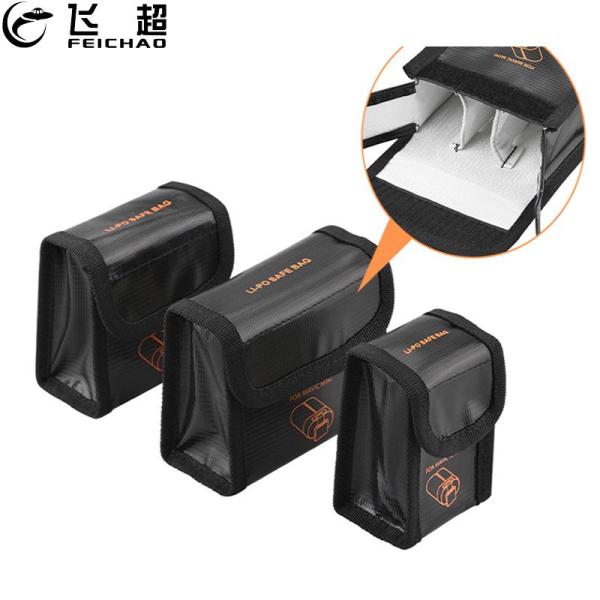 FEICHAO Lipo Battery Fireproof Explosion-proof Safety Lipo Battery Bag Fire Resistant for Mavic Mini RC Lipo Battery Storage Bag