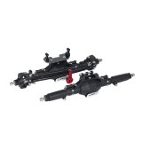 FEICHAO Aluminum CNC Anodized Full Front Rear Portal Axle for 1/10 RC Crawler Car Axial SCX10 III 90046 90047 Upgrade Parts