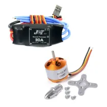 FEICHAO RC Quadcopter A2212 2200KV Brushless Outrunner Motor Mount 6T + 30A ESC Speed Controller For RC Multicopter Drone +FS