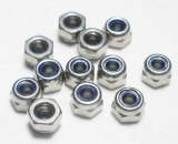 FEICHAO 20pcs M3 Nylon Insert Lock Hex Nuts Slip-resistant Hexagonal Standoff Spacer M3 Nut For Tyre Robot + FS