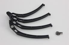 FEICHAO 140MM High Landing Gear Skid Wheel Tripod for DIY FPV Aircraft   F450 F550 RC Quadcopter Hexacopter MultiRotor + FS