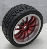 FEICHAO DIY intelligent Car Robot Accessory: high quality 65 mm Rubber Car Wheel Tire + FS