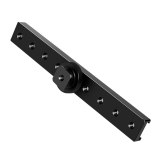 FEICHAO Hot Cold Shoe Extension Rail Bracket Bar 18cm 1/4  Screw Mount for Flash Speedlite Video Light Microphone for Canon Nikon Sony