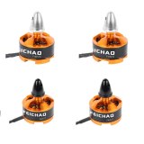FEICHAO 4PCS 1806 2400KV CW CCW Brushless Motor for DIY 2-3S FPV Racing Drone 250 Mini Drone Multi-Rotor CC3D 260 330 RC Quadcopter