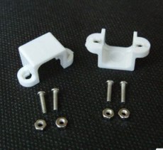 FEICHAO 1Set 3PI miniQ N20 Micro Motor Mount Kit 12mm DC Gear Motor Mounting Bracket Toy Car Accessory + FS