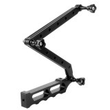 FEICHAO CNC 3 Way Hand Grip Foldable Selfie Stick Monopod Helmet Extension Rod Stand Bracket for GoPro Hero 8 7 6 5 for Dji Osmo Camera