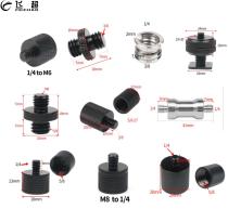 FEICHAO 1/4  3/8  5/8  M8 M6 Male to Female Thread Screw Mount Converter Adapter Mic Bracket Stand Tripod Plate SLR Camera Accessories