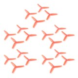 Happymodel 10Pairs 2.5 inch 65mm 3-Paddle Propeller PC Props with 1.5mm Mounting Hole for Larva-X FPV Racing Drone