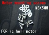 FEICHAO M3 X 5MM motor mounting screws screw For mounting screws heli 450 500 + FS
