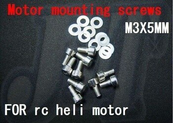 FEICHAO M3 X 5MM motor mounting screws screw For mounting screws heli 450 500 + FS