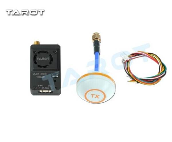 Tarot TL300N4 5.8G 32CH 1000mW Wireless AV Transmitter with Aluminum Case + Mushroom Antenna Sender Kit