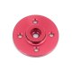 FEICHAO 1 Piece CNC Aluminum Alloy Servo Plate Round Disc Horn 25T Red Color for FUTABA TOWER Series + FS