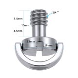 FEICHAO 1Pcs 1/4 3/8 Male to Female Thread Screw Mount Adapter Tripod Plate Screw Mount for Camera Flash Tripod Light Stand Converter