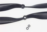 FEICHAO 1Pair CW CCW 1245 CF Props Props 12x4.5 3K Carbon Fiber Propeller For RC Helicopters FS