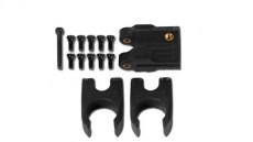 Tarot 16MM Carbon Tube Folding Positioning Holder Seat Group TL68B27 Black for FY680 FY690S 650 680PRO Multicopter +FS