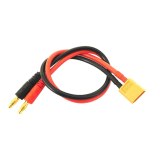 FEICHAO 4.0mm Banana Plug to XT60 Charging Cable Silicone Wire with XT60 Plug Conversion Connector for B6 Balance Charger