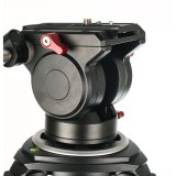 FEICHAO Panoramic Tripod Head Quick Release Hydraulic Fluid Payload 10kg for Tripod Monopod Slider Shooting Video Film DSLR Camera Stand