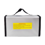 FEICHAO 215x155x115mm Fireproof LiPo 2s 3s 4s Battery Portable Explosion-Proof Safe Bag Protective RC Batteries Storage Handbag Size L