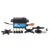 FEICHAO 120/180/270/360 Degree Waterproof Servo 12kg Short Body Metal Gear Digital Servo for Robot/Airplane/RC Car/RC Toy Part