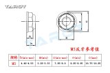 Tarot TL2958 M5 CW CCW Propeller Self-lock Screw Nut Aluminum Alloy Nuts for 22 Series Motor DIY RC Quadcopter - 4Pcs