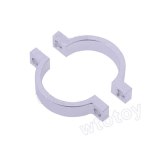 FEICHAO 20mm CNC Aluminum Alloy Motor Mounting Holder Bracket Silver for RC Multicopter Carbon Tube + FS