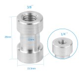 FEICHAO 1Pcs 1/4 3/8 Male to Female Thread Screw Mount Adapter Tripod Plate Screw Mount for Camera Flash Tripod Light Stand Converter
