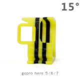 FEICHAO BumbleBee 3D Printed 15°  Camera Fixed Mount Holder Seat Cover Bracket for  FPV Racing RC Drone for GoPro Hero5/6/7/8