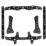 FEICHAO 1.5mm Glass fiber AR/MA1 Middle Wing Flank Reinforcing Plate Kit for Tamiya RC MINI 4WD Car Rock Crawlers RC Racer