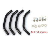 FEICHAO 1Set RC Drone Landing Skid Gear Tripod Mount Metal Set for 200 210 250 300 Mini Racing Quadcopter with DIY M2.5 / M3 Scews