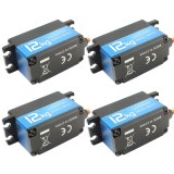 FEICHAO 120/180/270/360 Degree Waterproof Servo 12kg Short Body Metal Gear Digital Servo for Robot/Airplane/RC Car/RC Toy Part