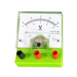 Feichao Pointer Ammeter Voltmeter 3A 15V Current Tester Meter Detection Panel Physics Teaching Tool School Supplies