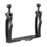 FEICHAO Upgraded Scuba Dive Tray Dual Handle Grip Bracket Shutter Trigger for GoPro 13 Canon Sony SLR Camera Underwater Photo Accessories