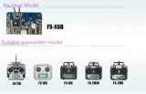 Flysky FS-X6B 2.4G PPM i-BUS 6CH Receiver for FS-I6X FS-i6S FS-i10 FS-TM10 FS-TM8 Transmitter Rc Quadcopter Aircraft Part
