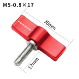 FEICHAO Adjustable Handle M4 M5 1/4 Screw Stainless Steel 304 SLR Camera Rail Rod Slider Clamp Locking Adapter T Shape Wrench for Gopro