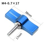 FEICHAO Adjustable Handle M4 M5 1/4 Screw Stainless Steel 304 SLR Camera Rail Rod Slider Clamp Locking Adapter T Shape Wrench for Gopro