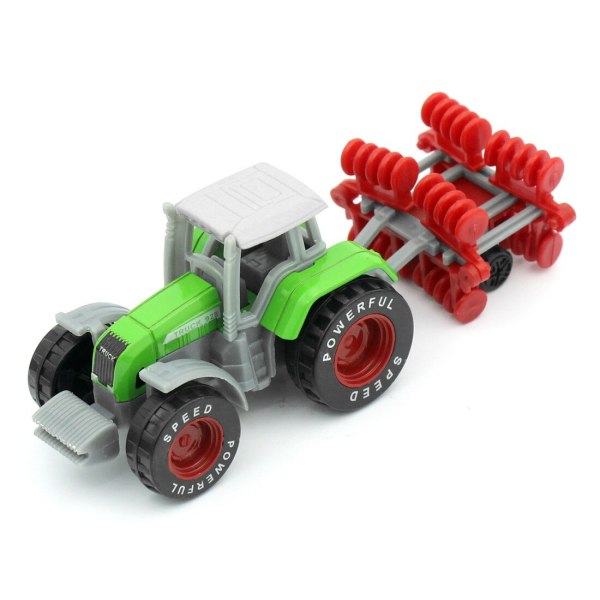 FEICHAO Harvester Truck Farmer Farm Tractor Planting Machine Sprinkler Diecast ABS Alloy Model Engineering Car Children's Toy for Boys