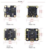 FEICHAO F4+OSD Flight Control Camera VTX ESC Cable Screw Kit For FPV Racing Drone RC Racer Quadcopter