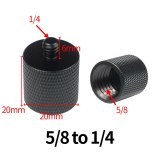 FEICHAO 1/4  3/8  5/8  M8 M6 Male to Female Thread Screw Mount Converter Adapter Mic Bracket Stand Tripod Plate SLR Camera Accessories