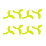 FEICHAO 4Pairs 8PCS D63 Ducted 3-paddle Propeller with 1.5mm Hole for RC FPV Racing Freestyle Toothpick Cinewhoop Duct Drones
