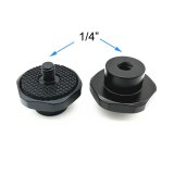 FEICHAO Camera Accessories 3/8  Female to 3/8 1/4  Male Hot Shoe Screw Thread Metal Hex Screws Adapter for DSLR Tripod Flash Light Mount