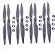 FEICHAO 4 Pairs 13x6.5 3K Carbon Fiber Propeller CW CCW 1365 CF Props  for DIY RC Quadcopter Hexacopter Multi Rotor