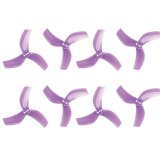 FEICHAO 4Pairs 8PCS D63 Ducted 3-paddle Propeller with 1.5mm Hole for RC FPV Racing Freestyle Toothpick Cinewhoop Duct Drones