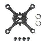 FEICHAO Brushed Mini Drone Frame Kit 100MM Wheelbase Carbon Fiber Frame Hollow Cup Rack for Indoor FPV Racing Drone