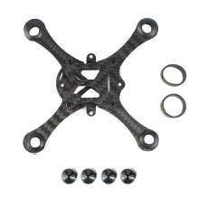 FEICHAO Brushed Mini Drone Frame Kit 100MM Wheelbase Carbon Fiber Frame Hollow Cup Rack for Indoor FPV Racing Drone