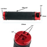 Gimbal Handle Grip 1/4  3/8  Cold Shoe Mount for Zhiyun WEEBILL S / LAB Stabilizer Handgrip for Monitor Microphone Mobile Phone