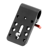 Mini Mounting Plate 1/4 Screw Holes Single 15mm Rod Rail Clamp for Follow Focus Rig LCD Monitor Quick Release 5D2 GH2 SLR Camera
