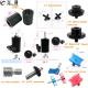 1x 5/8  1/4  3/8  M4 M5 M6 Threaded Screw Mount Adapter for Microphone Stand Tripod Plate Monitor Flash Light Bracket Converter