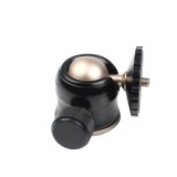 Mini Ball Head 1/4  Mount Camera Tripod Ballhead Video Stand 360 Panoramic Swivel for Nikon Canon DSLR Accessories Support 3kg