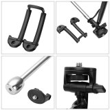 2 in 1 Pocket Handheld Stick Action Camera Stabilizer 1/4 Screw & Mobile Phone Clip for Gopro Hero 9 8 7 6 5 Yi Smartphone Stand