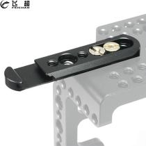 Quick Release Safety Rail Rig Cold Shoe Hotshoe Mount with 1/4'' Inch Screws for Nato Handle EVF DSLR Camera Cage Accessories